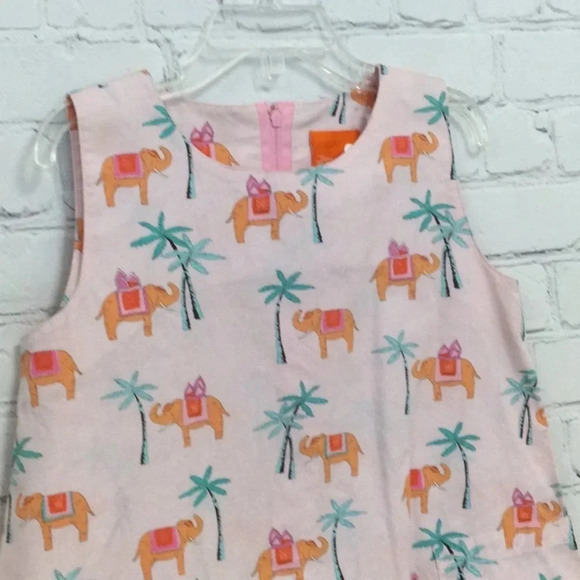 Like New Jim Thompson 4-5T Elephant Print Dress - Picture 2 of 6